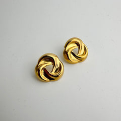 Blossom Cross Studs Earrings