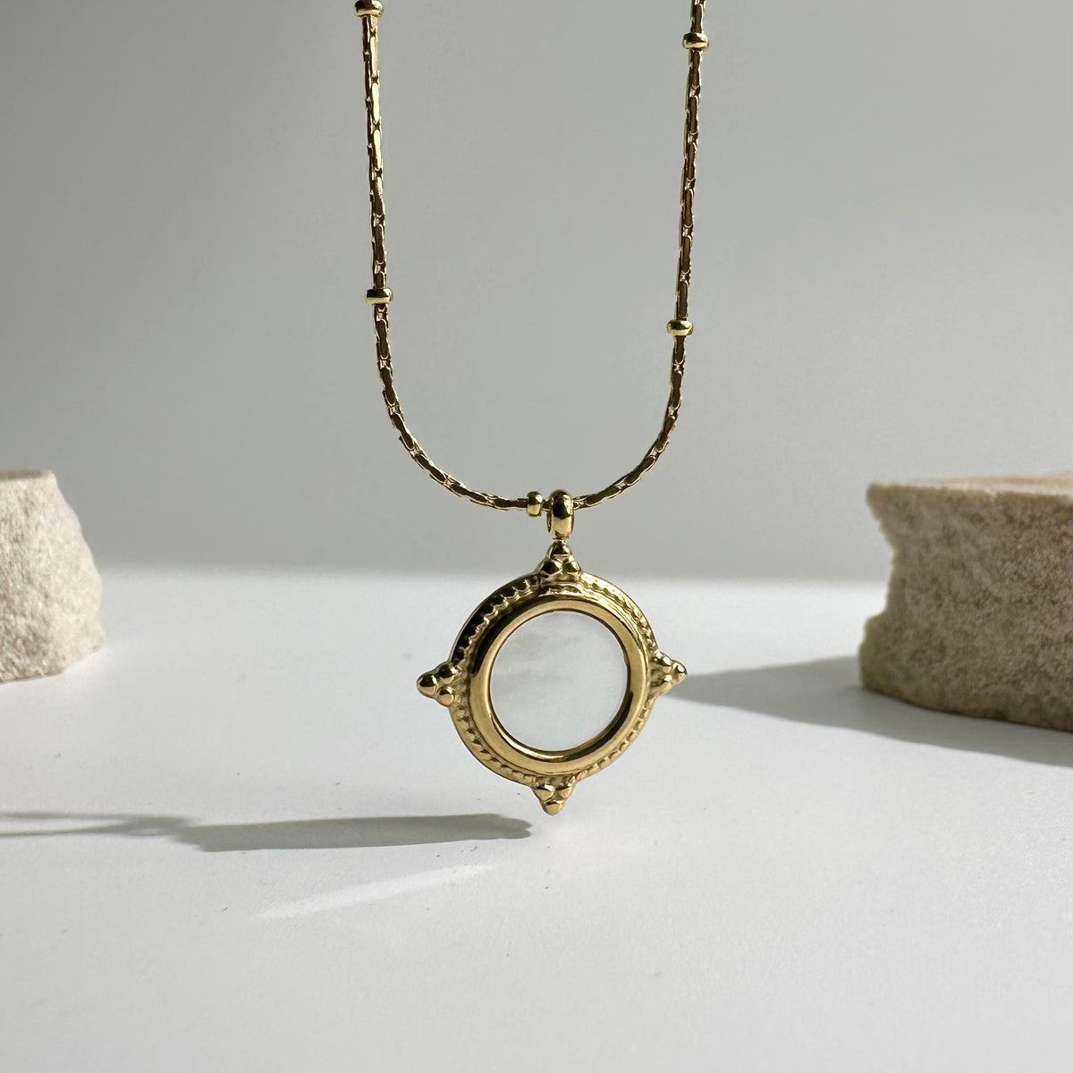 Pearl Circle Necklace