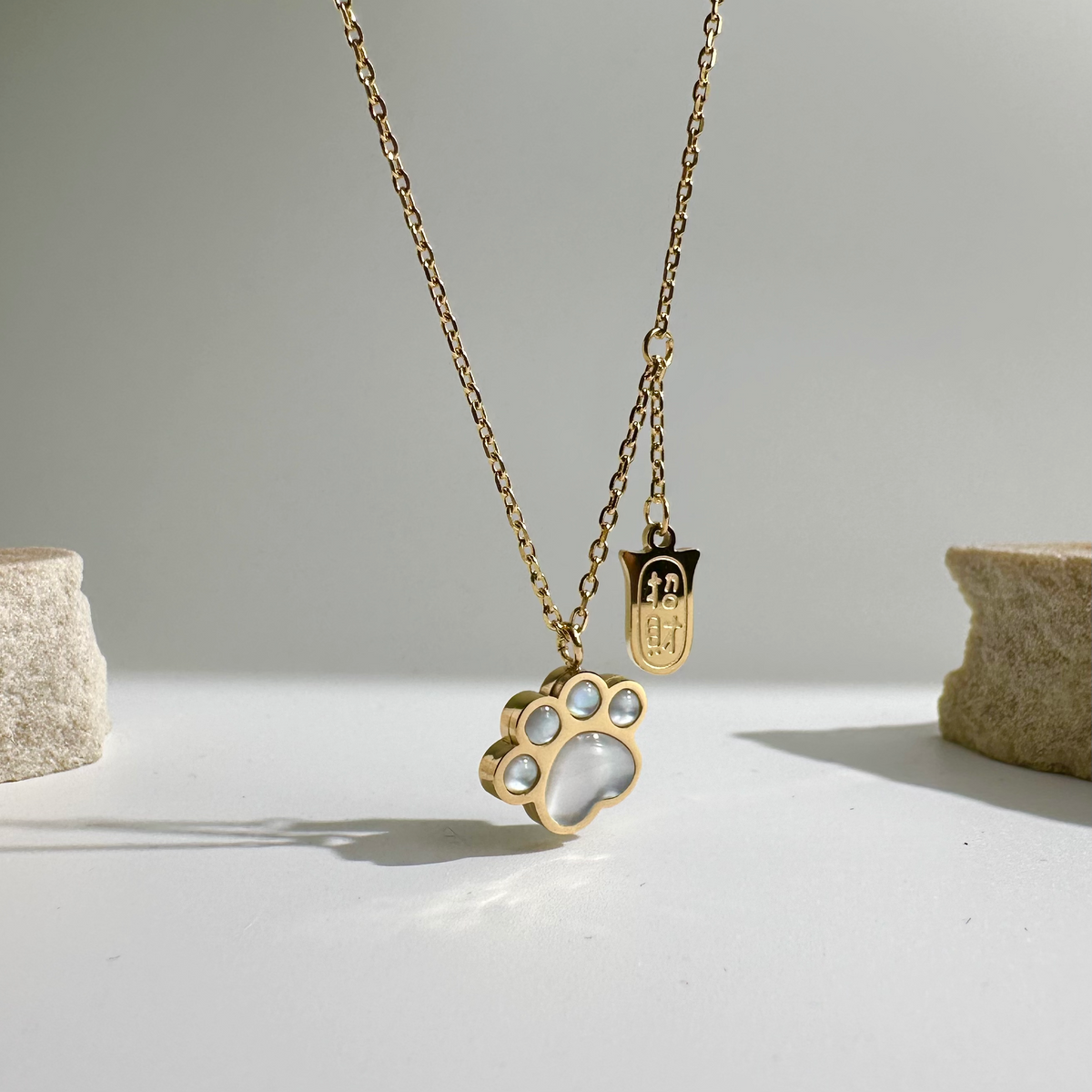 Lunar Paw Necklace