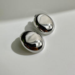 Bold Oval Impact Earrings