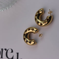 Heart Earrings - Local Pitara