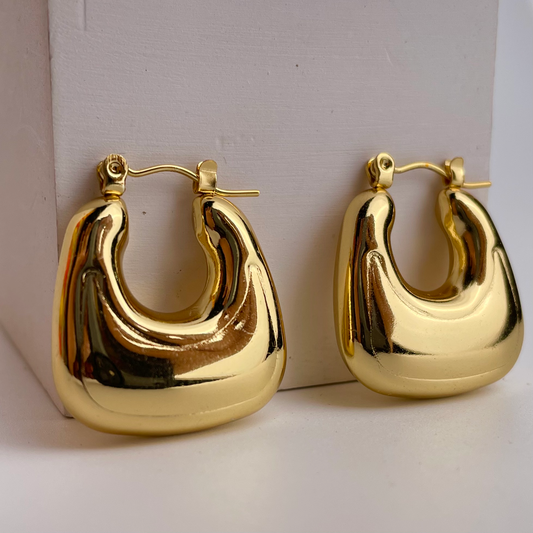 Square Hoops Earrings