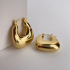 Square Hoops Earrings