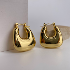 Square Hoops Earrings
