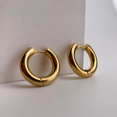 Classic Circle Hoops Earrings
