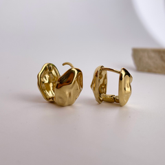 Sculpted Hoops Earrings