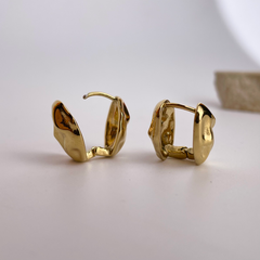 Sculpted Hoops Earrings