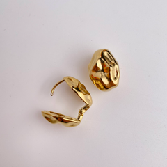Sculpted Hoops Earrings