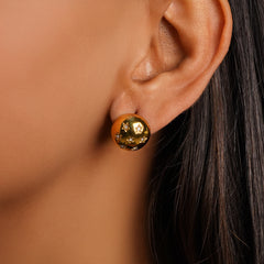 Celestial Star Hoop Earrings