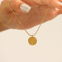 Petal Kiss  Charm Necklace