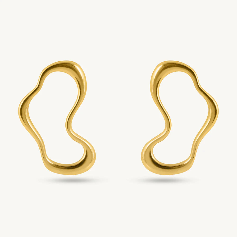 Fluid Wave Earrings