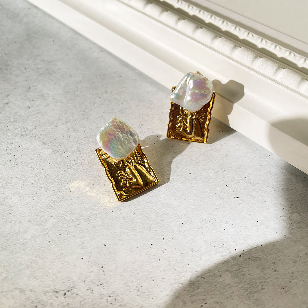 Pearl Stud Earring Local Pitara