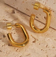 Jewel Curve Earrings