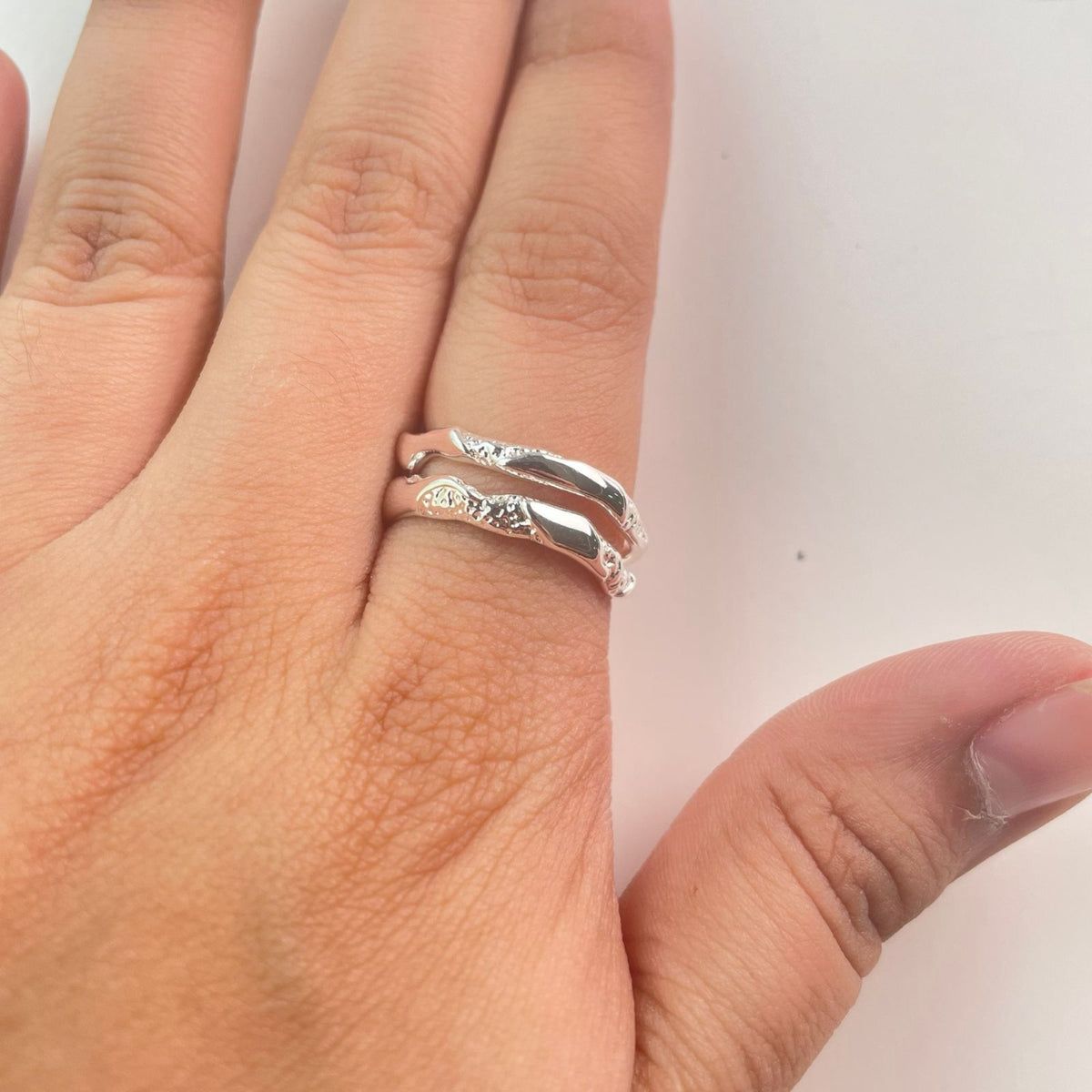 Silver Dual Ring