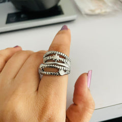 Layered Ring - Silver