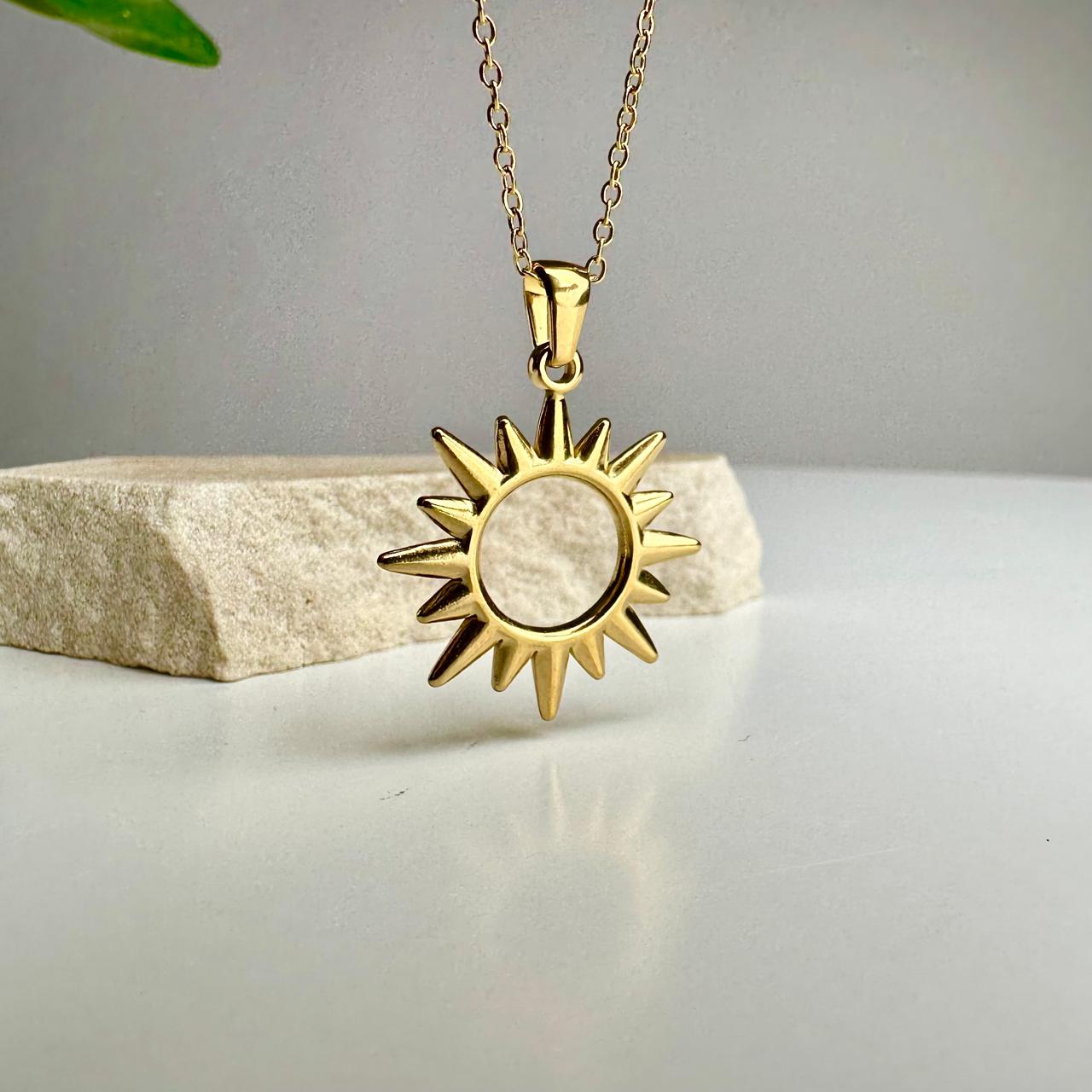 Golden Sun Necklace