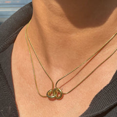 Dual Ring Necklace