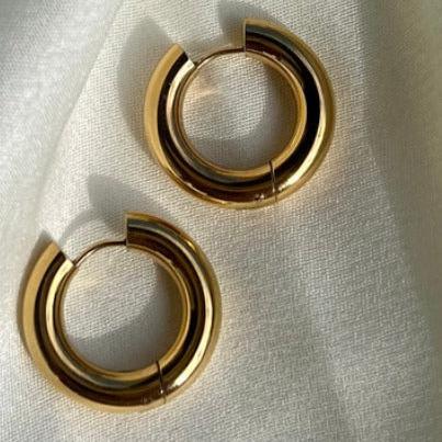 Classic Circle Hoops Earrings