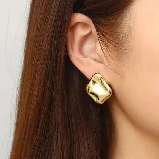 Sleek Square Earrings