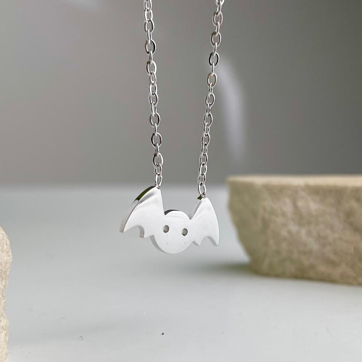 Midnight Bat Necklace