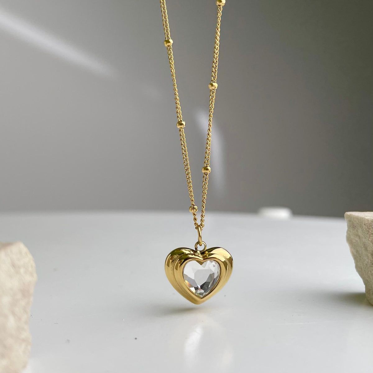 Heart of Diamonds Necklace