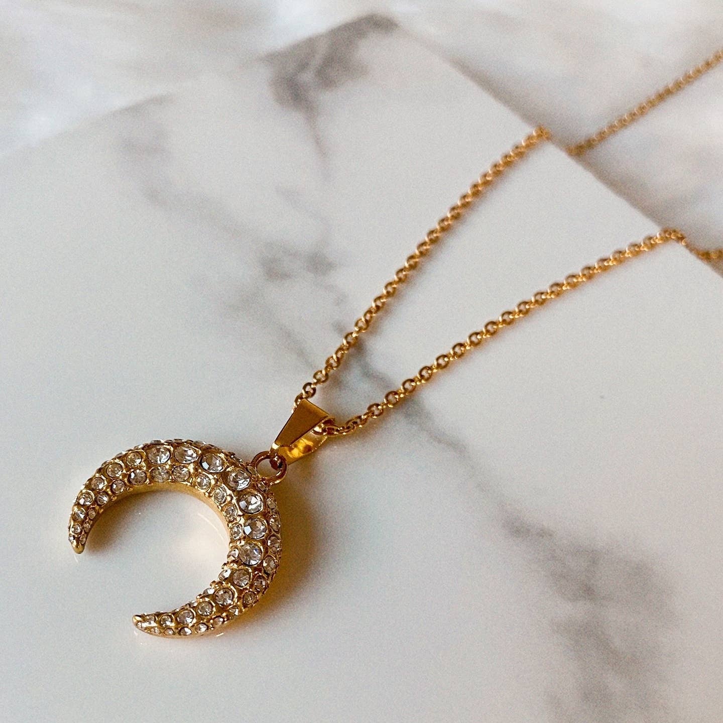 Diamond Moon Charm