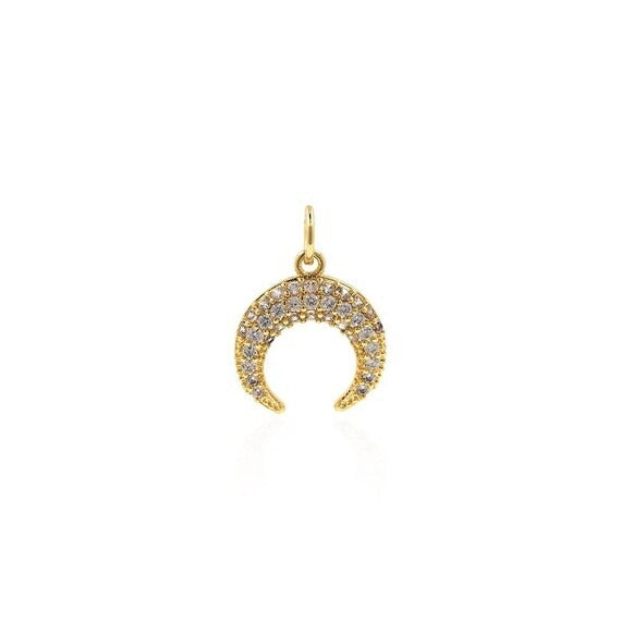 Diamond Moon Charm
