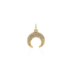 Diamond Moon Charm