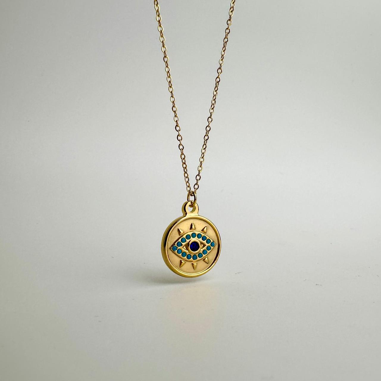 Celestial Eye Medallion Necklace