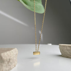 Rectangular Elegance  Necklace