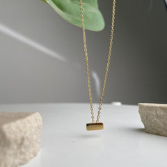 Rectangular Elegance  Necklace