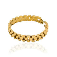 Scalloped Gold Cuff Bangle