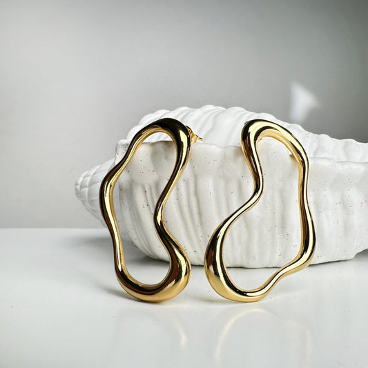 Fluid Wave Earrings