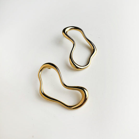 Fluid Wave Earrings