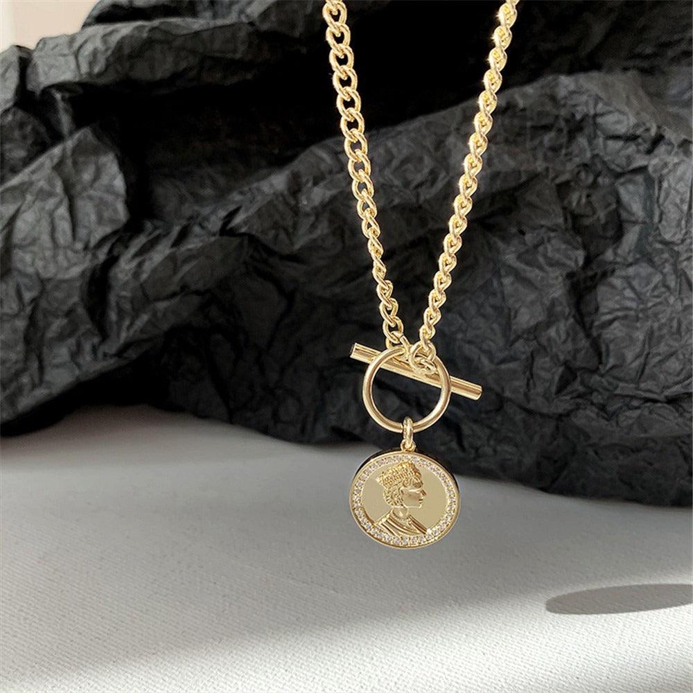 Elizabeth Coin Necklace - Local Pitara