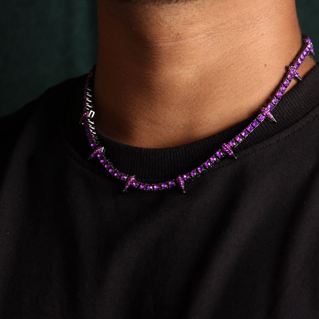 Goth Spike Tennis Chain – Local Pitara