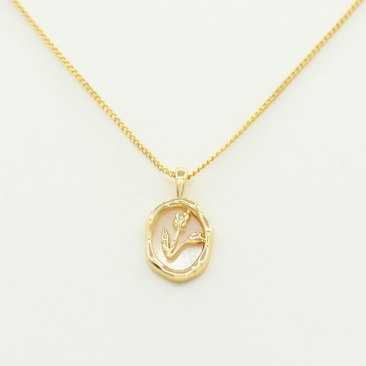 Celestial Rose necklace - Local Pitara