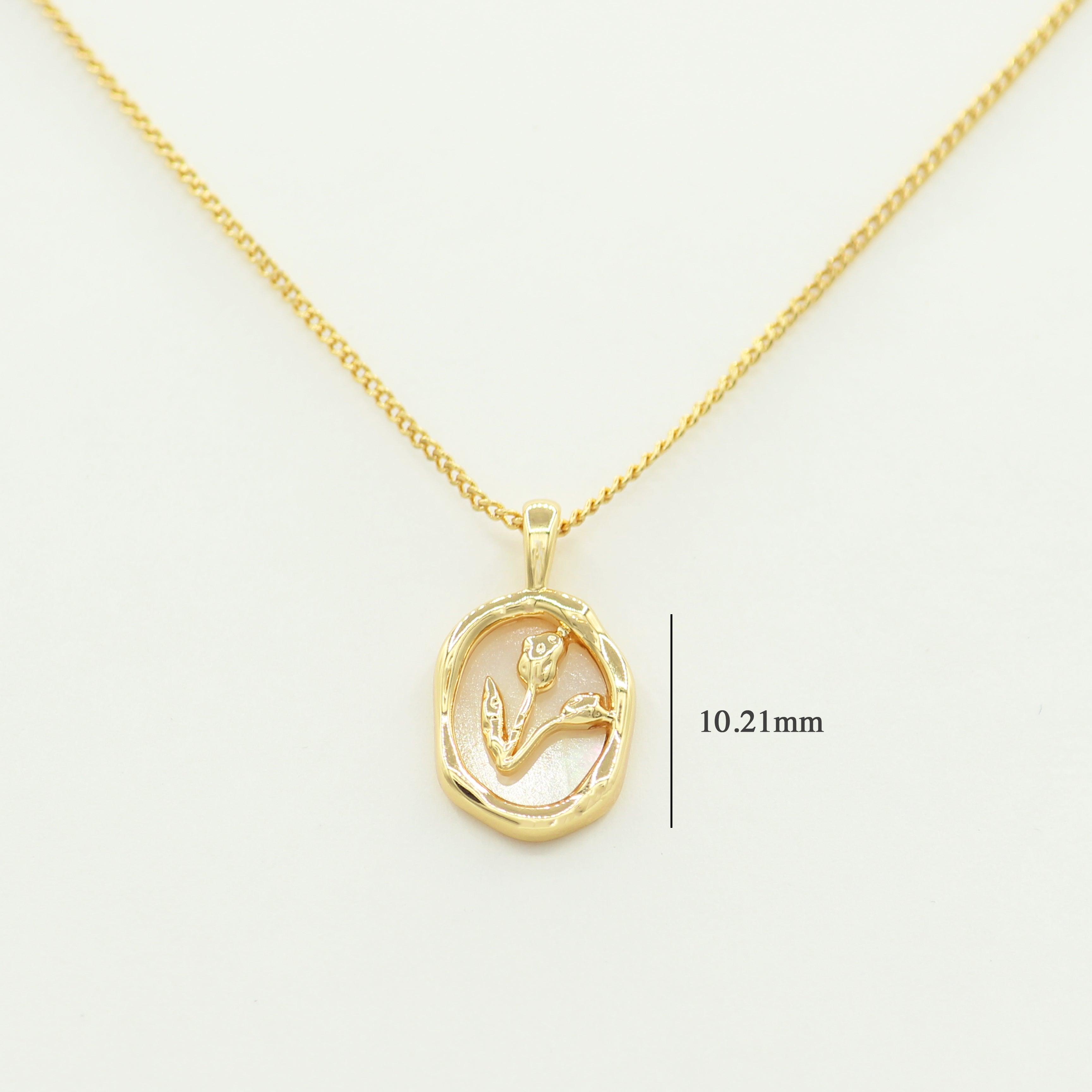 Celestial Rose necklace - Local Pitara