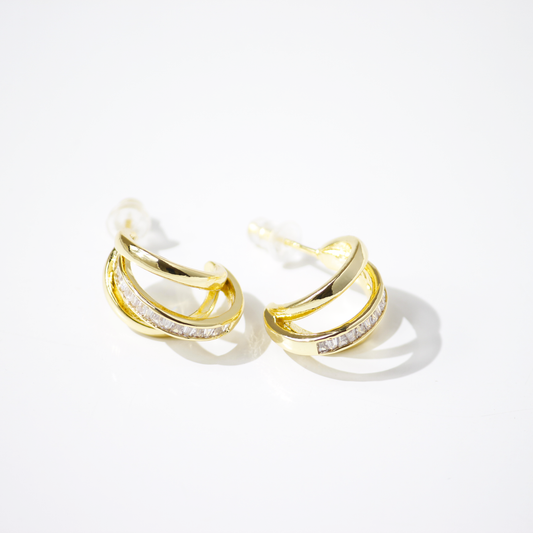 Trio Radiance Studs Earrings